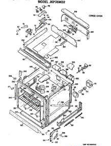 Lower Oven parts for Ge Oven JKP36*D2 from AppliancePartsPros.com