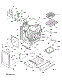 04 - Section4 parts for Ge Range 14788B0 from AppliancePartsPros.com