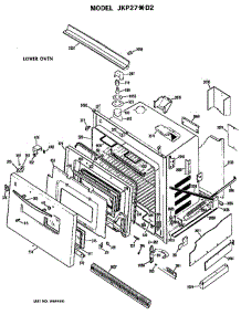 Lower Oven parts for Ge Oven JKP27*D2 from AppliancePartsPros.com