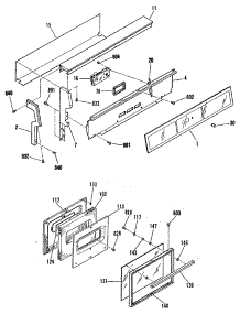 02 - Section2 parts for Ge Range JLBS15GEK2 from AppliancePartsPros.com