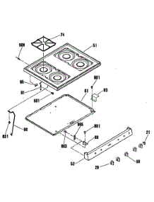 03 - Section3 parts for Ge Range JLBS15GEK2 from AppliancePartsPros.com