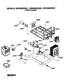 Power Control parts for Ge Range JGHC60GEN1 from AppliancePartsPros.com