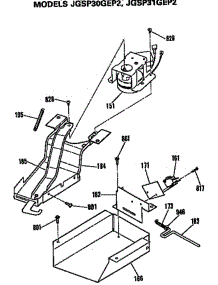 Lock Box / Motor Assembly parts for Ge Range JGSP30GEP2 from AppliancePartsPros.com