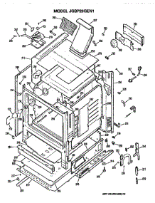 Main Body parts for Ge Range JGBP29GEN1 from AppliancePartsPros.com