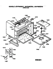 Upper Oven parts for Ge Range JGHP66GEN1 from AppliancePartsPros.com