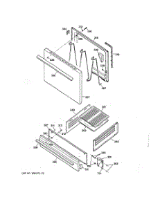 04 - Door & Drawer Parts parts for Ge Range JGBS03PPA1WH from AppliancePartsPros.com