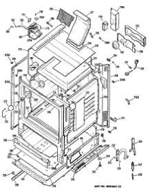 03 - Section3 parts for Ge Range JGBP30GEP6 from AppliancePartsPros.com