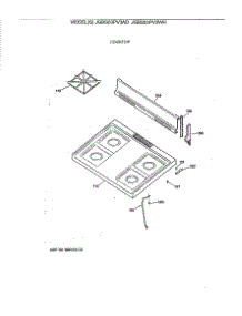 02 - Cooktop parts for Ge Range JGBS03PV3AD from AppliancePartsPros.com