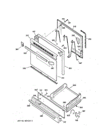 04 - Door & Drawer Parts parts for Ge Range JGBS04BPA1WH from AppliancePartsPros.com