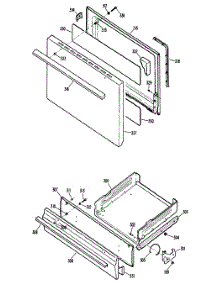 03 - Section3 parts for Ge Range JGBS04ER1 from AppliancePartsPros.com