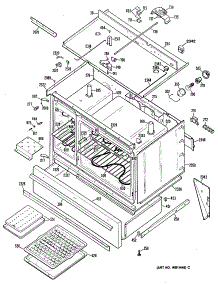 02 - Section2 parts for Ge Range JCP67T1 from AppliancePartsPros.com