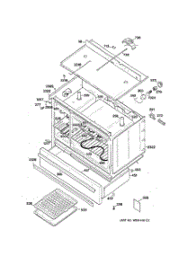 02 - Body Parts parts for Ge Range JCP67V3WH from AppliancePartsPros.com