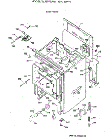 02 - Body Parts parts for Ge Range JBP75AW1 from AppliancePartsPros.com