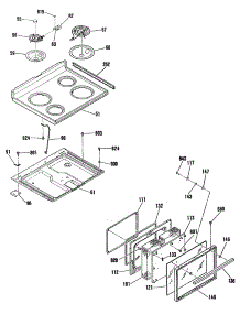 02 - Section2 parts for Ge Range L3B325GL4 from AppliancePartsPros.com