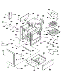 03 - Section3 parts for Ge Range L3B325GL4 from AppliancePartsPros.com