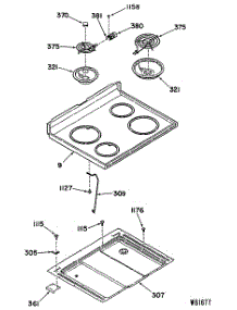 02 - Section2 parts for Ge Range L3B130G0L0 from AppliancePartsPros.com