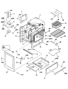 03 - Section3 parts for Ge Range L3B130G0L0 from AppliancePartsPros.com