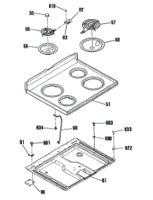 02 - Section2 parts for Ge Range L3B130GL2 from AppliancePartsPros.com