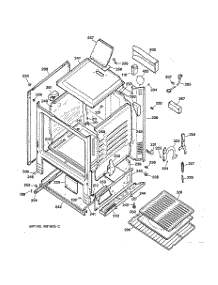 03 - Body Parts parts for Ge Range JGBS04PEA1AD from AppliancePartsPros.com