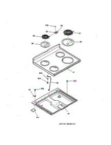 02 - Cooktop parts for Ge Range LEB316GT5AD from AppliancePartsPros.com