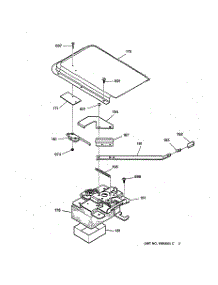 05 - Door Lock parts for Ge Range LEB316GT5AD from AppliancePartsPros.com