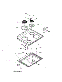 02 - Cooktop parts for Ge Range LEB326GT5AD from AppliancePartsPros.com