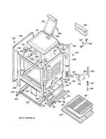 03 - Body Parts parts for Ge Range JGBS23AEW1AA from AppliancePartsPros.com
