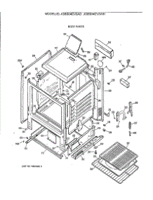 03 - Body Parts parts for Ge Range JGBS04EV3AD from AppliancePartsPros.com