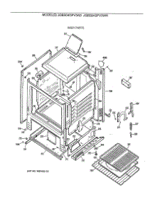 03 - Body Parts parts for Ge Range JGBS04GPV3AD from AppliancePartsPros.com