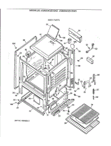 03 - Body Parts parts for Ge Range JGBS04GEV3AD from AppliancePartsPros.com