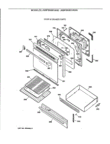 04 - Door & Drawer Parts parts for Ge Range JGBP28GEV4WH from AppliancePartsPros.com
