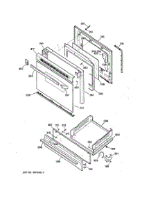 04 - Door & Drawer Parts parts for Ge Range JGBS23AEW3AA from AppliancePartsPros.com