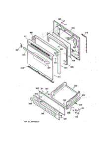 04 - Door & Drawer Parts parts for Ge Range JGBS23BEA1AD from AppliancePartsPros.com