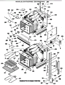 02 - Section2 parts for Ge Oven ZEK755WP4WG from AppliancePartsPros.com