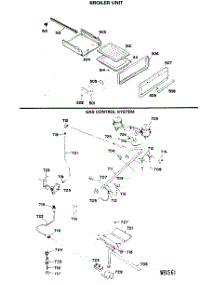 03 - Broiler Unit parts for Ge Range JGHC60GEN7 from AppliancePartsPros.com
