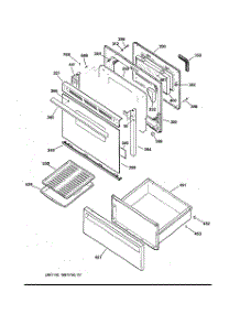 03 - Door & Drawer Parts parts for Ge Range JBP22DA1 from AppliancePartsPros.com