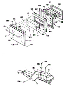 03 - Section3 parts for Ge Oven JKP13GP4BG from AppliancePartsPros.com