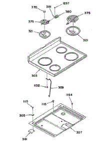 02 - Section2 parts for Ge Range 24588B0 from AppliancePartsPros.com