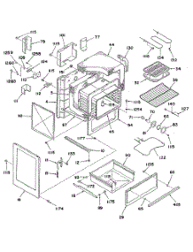 03 - Section3 parts for Ge Range 24588B0 from AppliancePartsPros.com