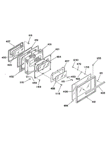 04 - Section4 parts for Ge Range 24588B0 from AppliancePartsPros.com