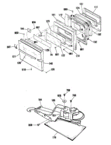 03 - Section3 parts for Ge Oven JKP13GT1BB from AppliancePartsPros.com