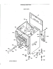 02 - Body Parts parts for Ge Range JBS17GV3 from AppliancePartsPros.com