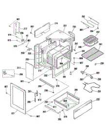 03 - Section3 parts for Ge Range LEB316GR1WH from AppliancePartsPros.com