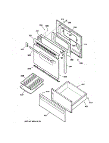 03 - Door & Drawer parts for Ge Range JBS27BY1 from AppliancePartsPros.com