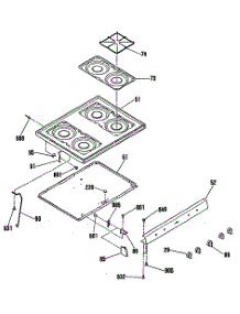 02 - Section2 parts for Ge Range L2B235GEL1 from AppliancePartsPros.com