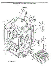 03 - Body Parts parts for Ge Range LGB126GET2AD from AppliancePartsPros.com