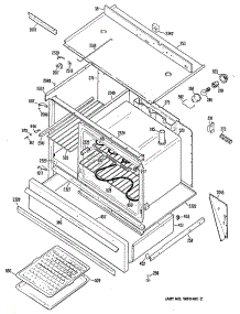 02 - Section2 parts for Ge Range JCS57T1 from AppliancePartsPros.com