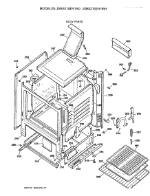 03 - Body Parts parts for Ge Range JGBS21SEV1WH from AppliancePartsPros.com