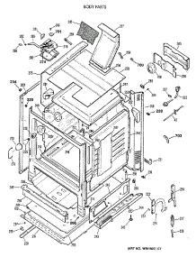 03 - Body Parts parts for Ge Range LGB600GET3BC from AppliancePartsPros.com