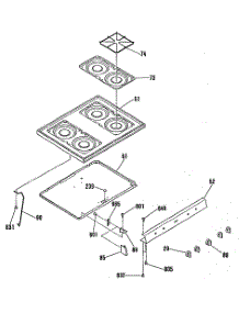 02 - Section2 parts for Ge Range L2B235GPL2 from AppliancePartsPros.com